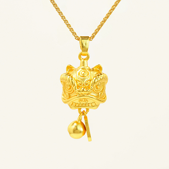 美谷铜合金-醒狮挂坠