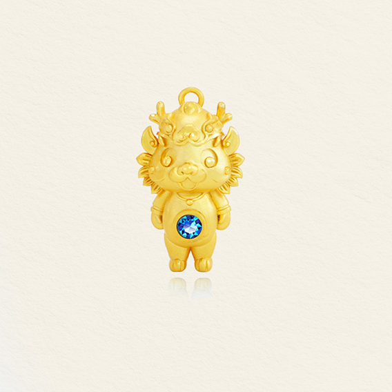 十二生肖系列之龙跃青云吊坠(站款)